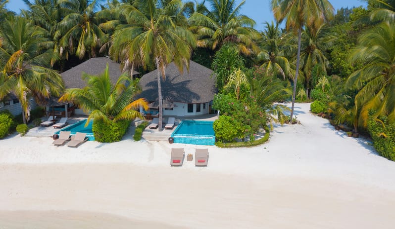 Centara Grand Island Maldives -  Club Two Bedroom Beach Pool Villa Exterior View